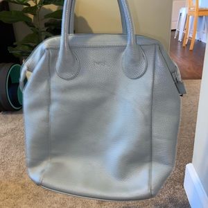 BECK BAG leather velvet interior Carlyle beckpack